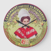 Camembert Cheese,  Frans label. Grote Klok (Voorkant)
