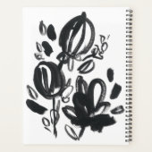 Cameo Bloom - Zwart-wit Planner (Achterkant)