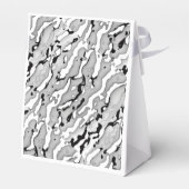 Cameo lang lichtgrijs ontwerp bedankdoosjes (Achterkant)