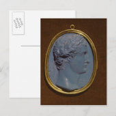 Cameo met profiel Tiberius Briefkaart (Voorkant / Achterkant)