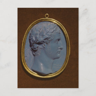 Cameo met profiel Tiberius Briefkaart