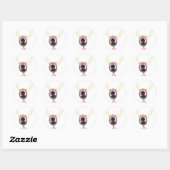 cameo ronde sticker (Vel)