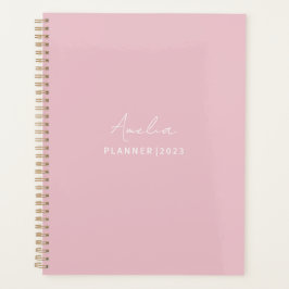 Cameo roze elegante aangepaste planner