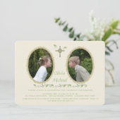 Cameo Siblings Deux Photo Invitation Religieuse (Debout devant)