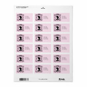 Cameo Sweet 16 Étiquette (Feuille entière)