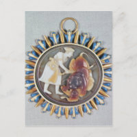 Cameo toont keizer Shah Jahan die leeuw vermoordt