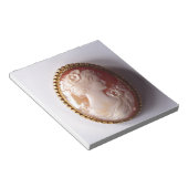 Cameo vrouwen silhouet Notitieblok (Schuin)