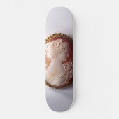 Cameo vrouwen silhouet Skateboard (Voorkant)