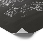 camera 1966 Patent Art - Chalkboard Poster (Hoek)