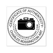 Camera #2 “Certificate of Authenticity” Name URL Zelfinktende Stempel (Design)