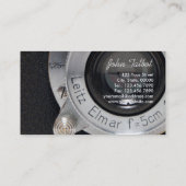  CAMERA 3 beroemde Duitse Rangefinder 1932 Visitekaartje (Achterkant)