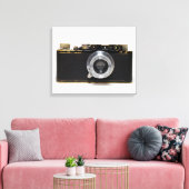 CAMERA 3 German Rangefinder 1932 - Canvas Afdruk (Insitu (Woonkamer))