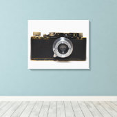CAMERA 3 German Rangefinder 1932 - Canvas Afdruk (Insitu (Houten vloer))
