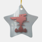 Camera-actie lamplicht keramisch ornament (Achterkant)