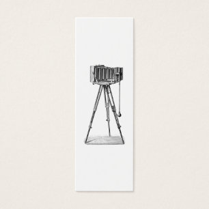 camera - Antiek camera's Fotografie zwart Mini Visitekaartjes