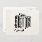  camera - Antiek fotografie Briefkaart (Voorkant / Achterkant)