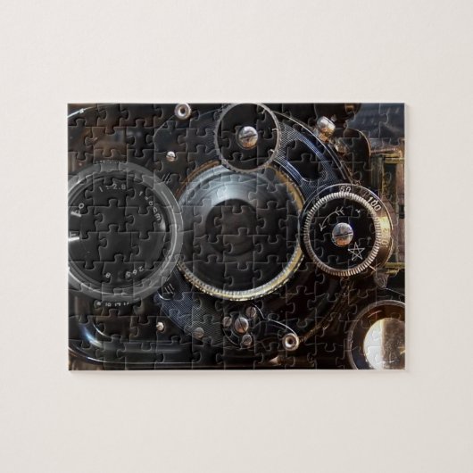  camera Antiek fotografie Legpuzzel (Horizontaal)