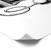 camera - Antiek fotografie Poster (Hoek)