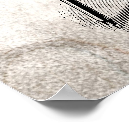  camera - Antiek fotografie - Retro Poster (Hoek)