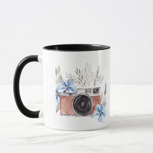 Caméra antique Conception Café Mug (Gauche)