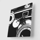 camera-Argus C3-klok Vierkante Klok (Hoek)