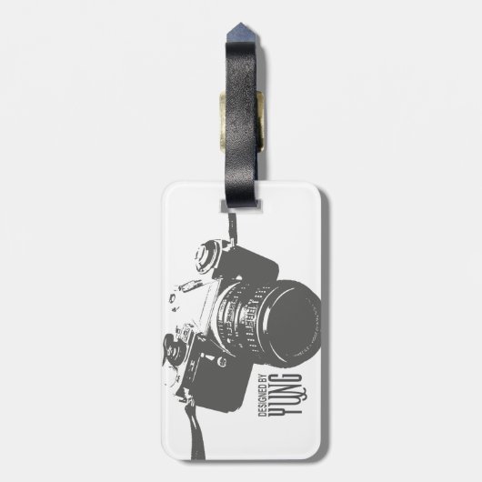  camera bagagelabel (Achterkant verticaal)