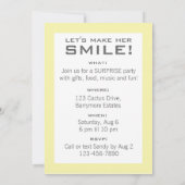 Camera Birthday Uitnodiging (Achterkant)