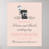  camera Blush Weddenschap Poster (Voorkant)