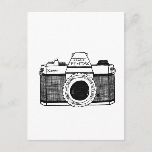 camera briefkaart (Voorkant)