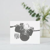  camera briefkaart (Staand voorkant)