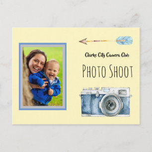 Camera Club Photo Shoot met Afbeelding Briefkaart