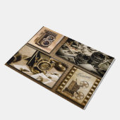 camera-collage deurmat (Schuin)