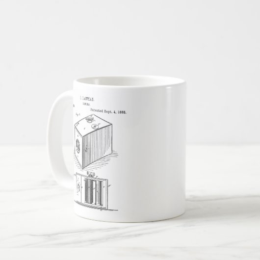 Caméra de boîte classique Mug (Devant gauche)
