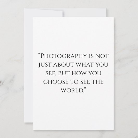 Caméra de nom monochrome Feuilles naturels Carte à (Dos)