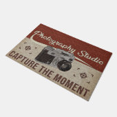 Camera Deurmat, Aangepast welkom, Fotografe Mat (Schuin)