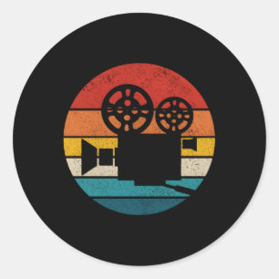 Camera Filmregisseur Stoel Film Making Filmmaker Ronde Sticker