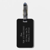 Camera fotograaf Flash Bagagelabel (Achterkant verticaal)