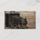  camera Fotograaf QR-code Visitekaartje (Voorkant)