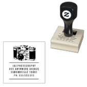  Camera Fotograaf Rubber Stamp Rubberstempel (Gestempeld)