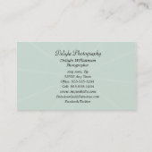  camera-fotograaf visitekaartje (Achterkant)