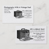  camera fotograaf visitekaartje (Voorkant / Achterkant)