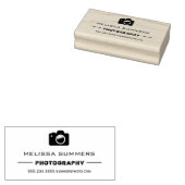 Camera Fotografie - Contactgegevens fotograaf Rubberstempel (Gestempeld)