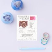  camera, fotografie, fotografe hire flyer (Enkel)