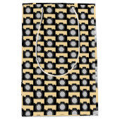 Camera Fotografie Thema Cream Medium Cadeauzakje (Voorkant)