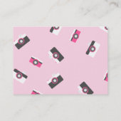 Camera Girl Visitekaartje (Achterkant)