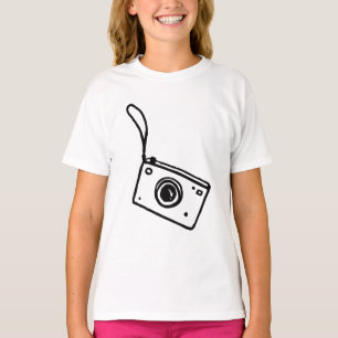 Camera - Girls Ringer T-shirt