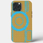 Camera Glitter Cod.01 Hoesje-Mate iPhone Case (Achterkant)