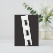 Camera in een fotocabine briefkaart (Staand voorkant)