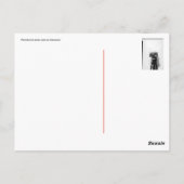 Camera in een fotocabine briefkaart (Achterkant)