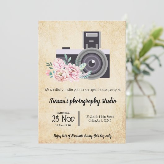 camera kaart (Staand voorkant)